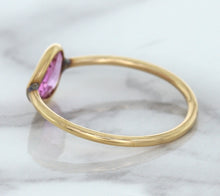 Load image into Gallery viewer, 1.09ct. Pear Pink Sapphire Ring in 14K Rose Gold
