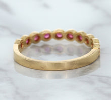 Load image into Gallery viewer, 0.26ctw Round Pink Sapphire Ring in 14K Rose Gold
