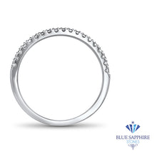 Load image into Gallery viewer, 0.20ctw Diamond Half Eternity Band in 18K White Gold

