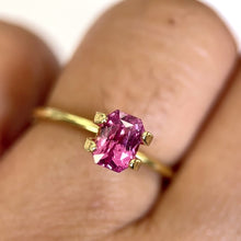 Load and play video in Gallery viewer, 1.39 ct. Radiant Cut Pink Sapphire
